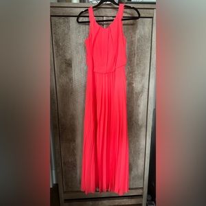 Coral maxi sun dress